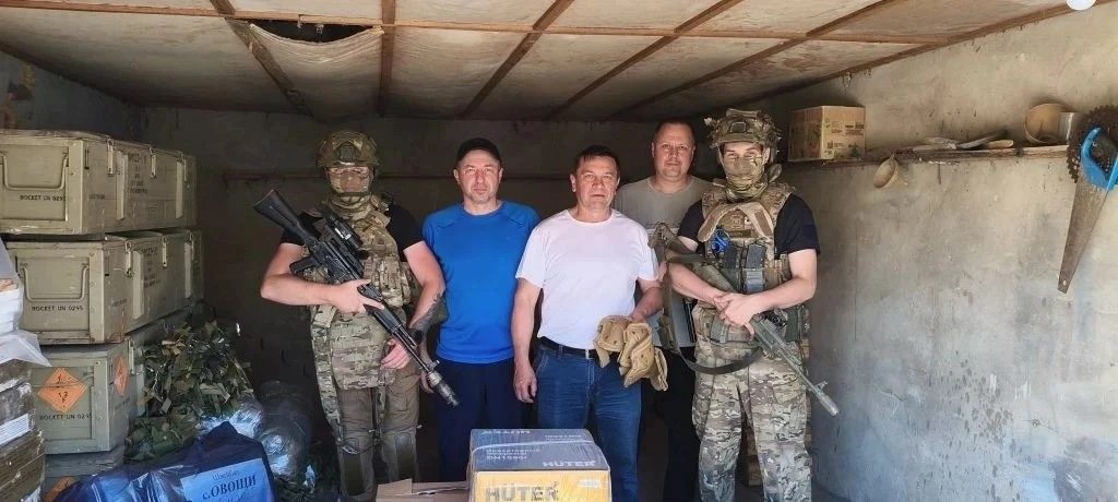 Глава округа навестил военнослужащих земляков в зоне спецоперации
