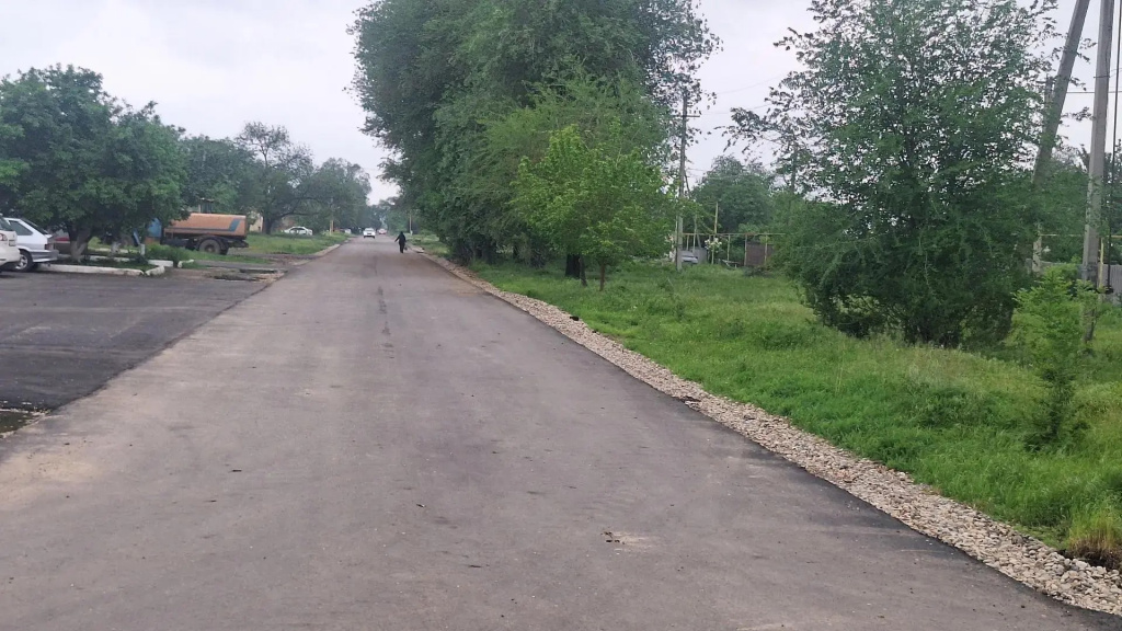 В селе Летняя Ставка Туркменского округа завершён ремонт дорог