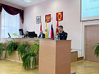 Начальник Отдела МВД России "Туркменский" Д.Н. Скиба выступил с отчётом за 2025 год