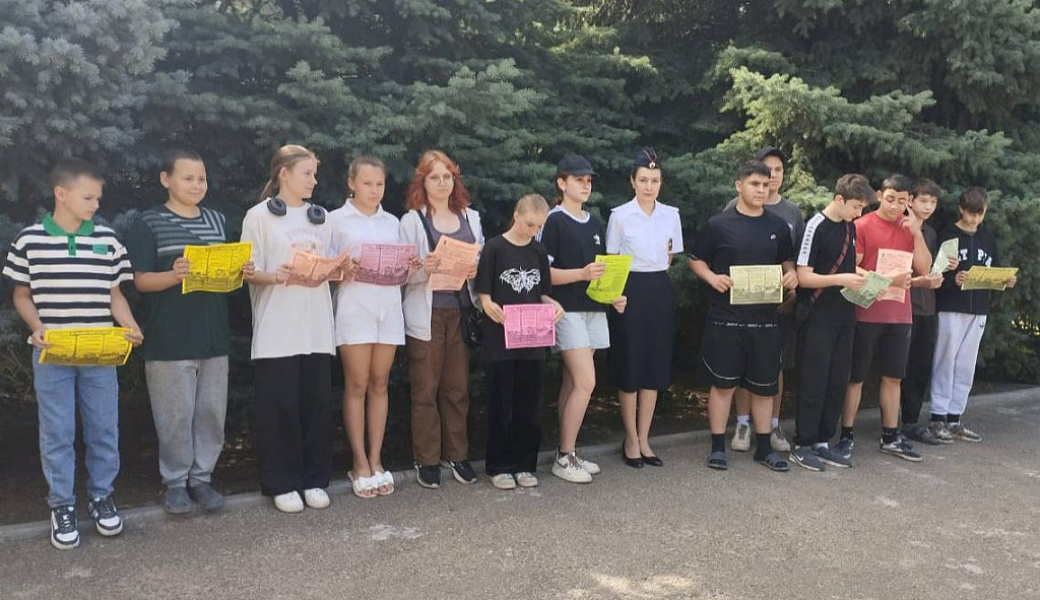 Инспектор пропаганды БДД провела беседу с обучающимися школы в с. Овощи в рамках кампании «Дети – не водители!»