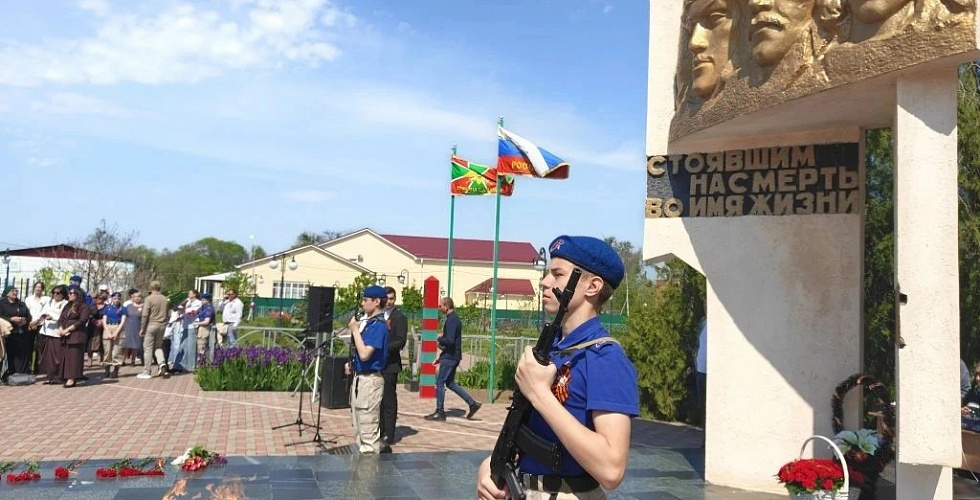 В селе Летняя Ставка состоялся торжественный митинг