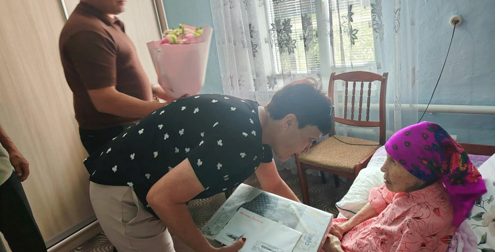 99-летие отмечает Имангулова Сахип Оразовна - коренная жительница аула Куликовы Копани, труженица тыла