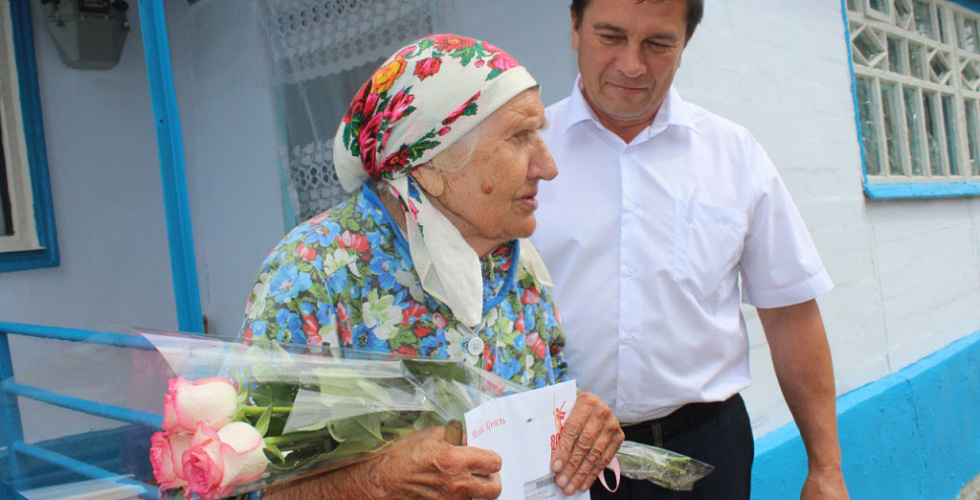 Раиса Ивановна Будко, ветеран Великой Отечественной войны, долгожительница из села Овощи, празднует свой 95-летний юбилей