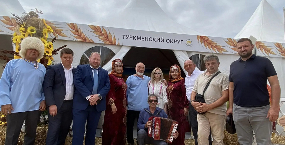 Сборные Туркменского округа приняли участие в марафоне «Земля спорта»