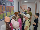 Урок мужества, проведенный работниками архива с детьми пришкольного лагеря "Городок"